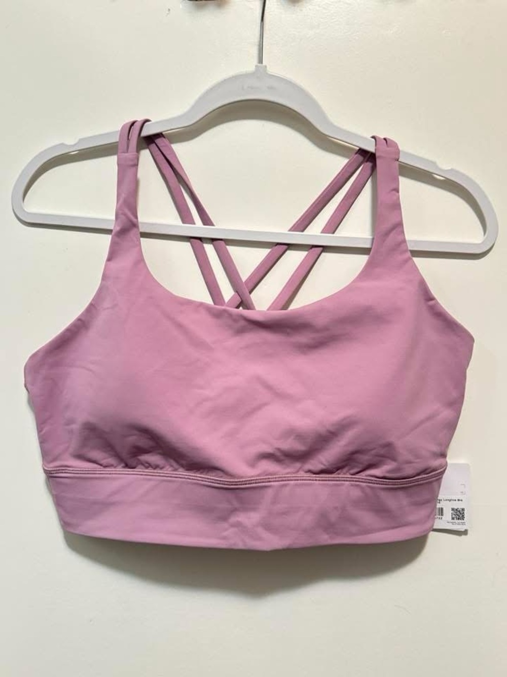 Lululemon Energy Longline Bra *Medium Support, B–D Cups Rose Blush